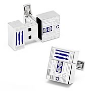 Star Wars R2-D2 4 GB USB Flash Drive Cufflinks